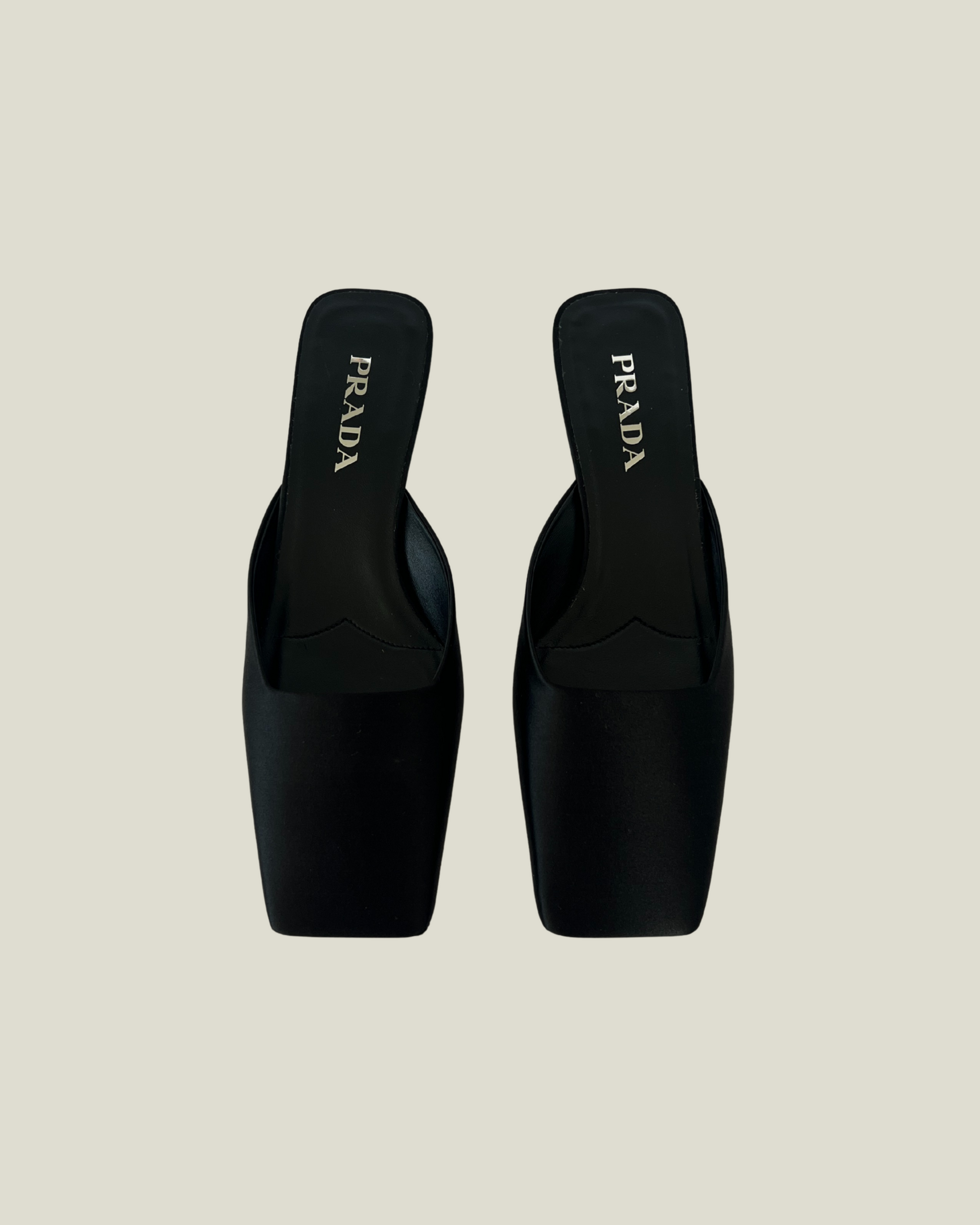 Prada Satin Mules