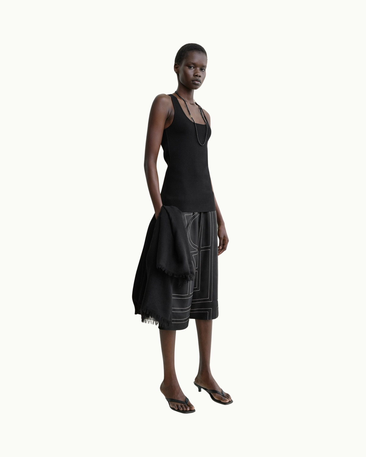 Monogram Silk Culottes