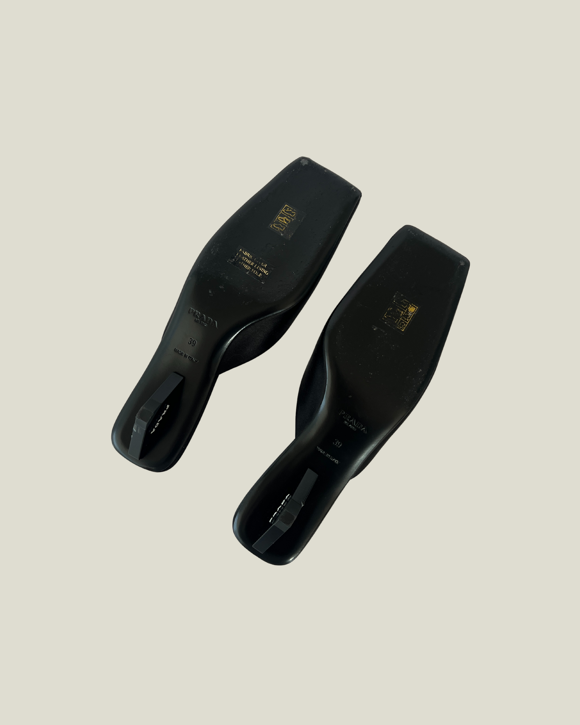 Prada Satin Mules