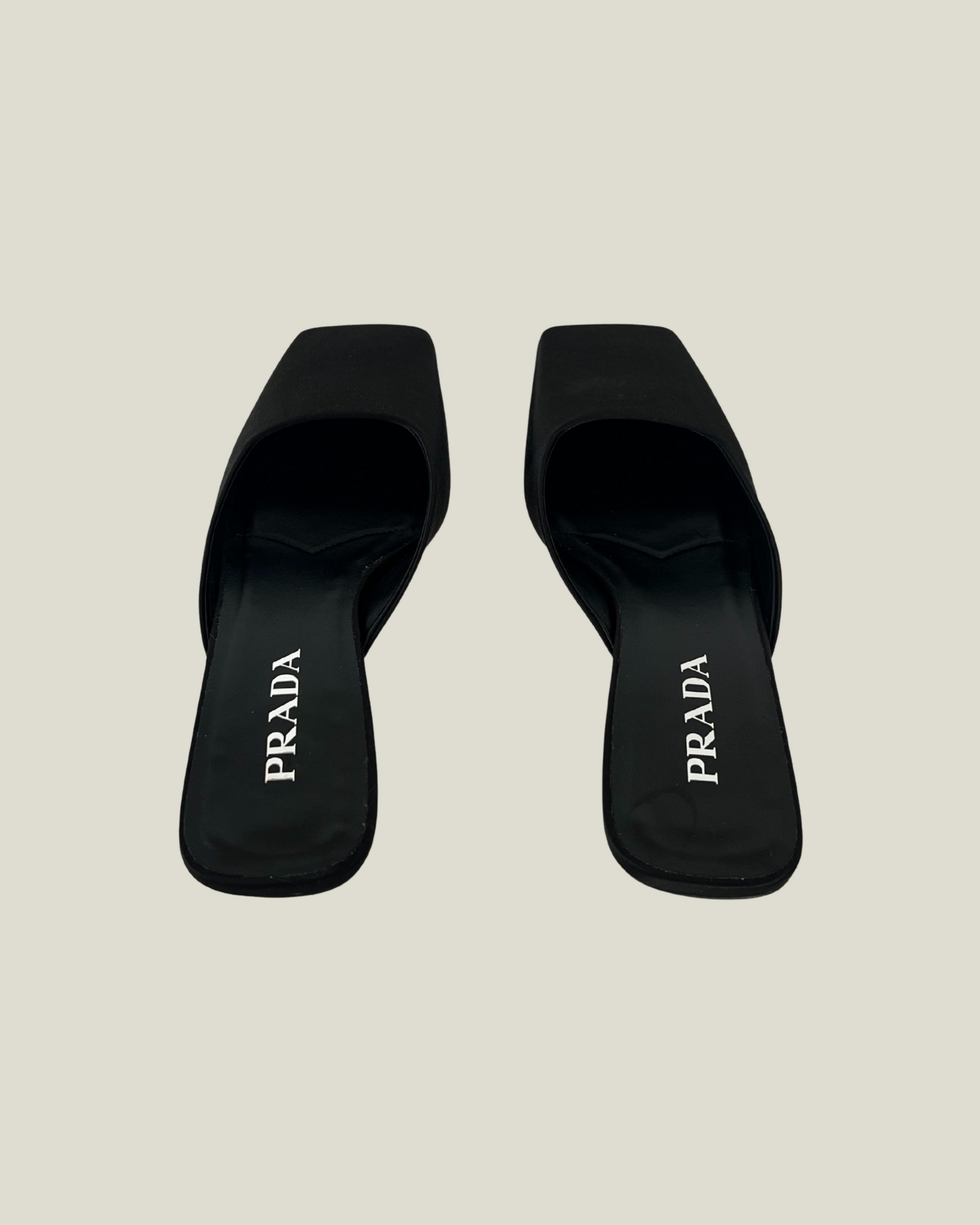 Prada Satin Mules