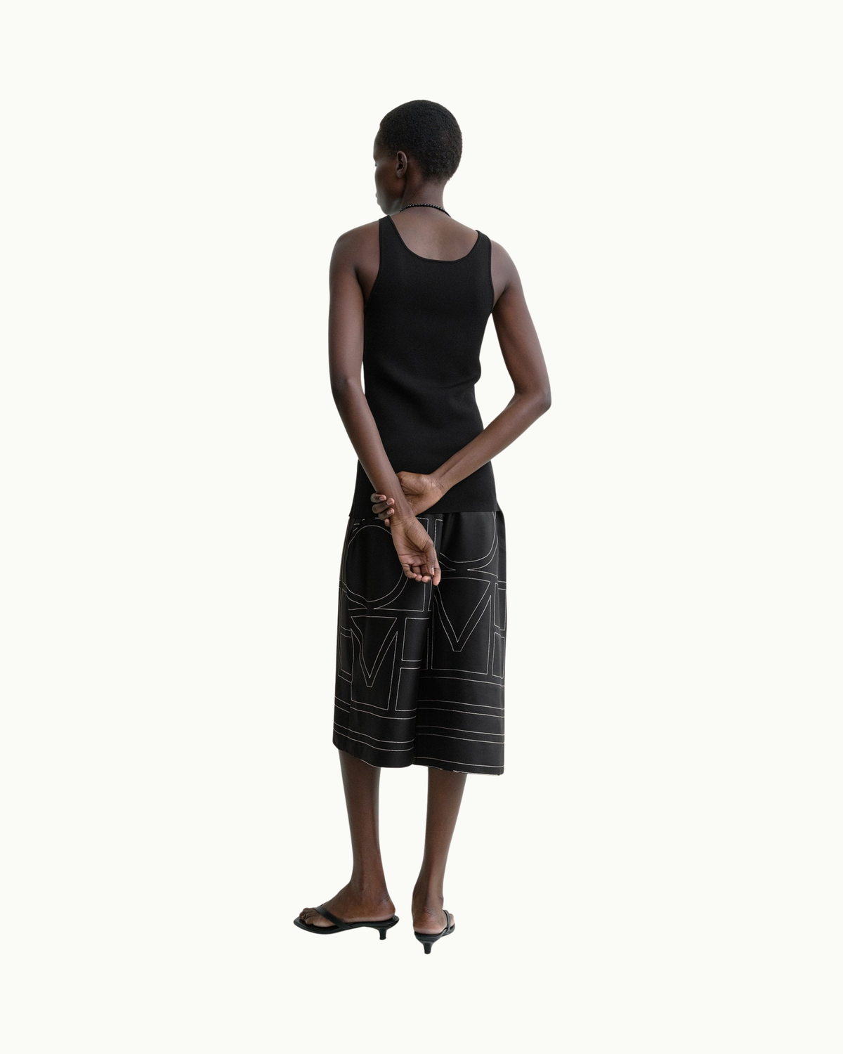 Monogram Silk Culottes