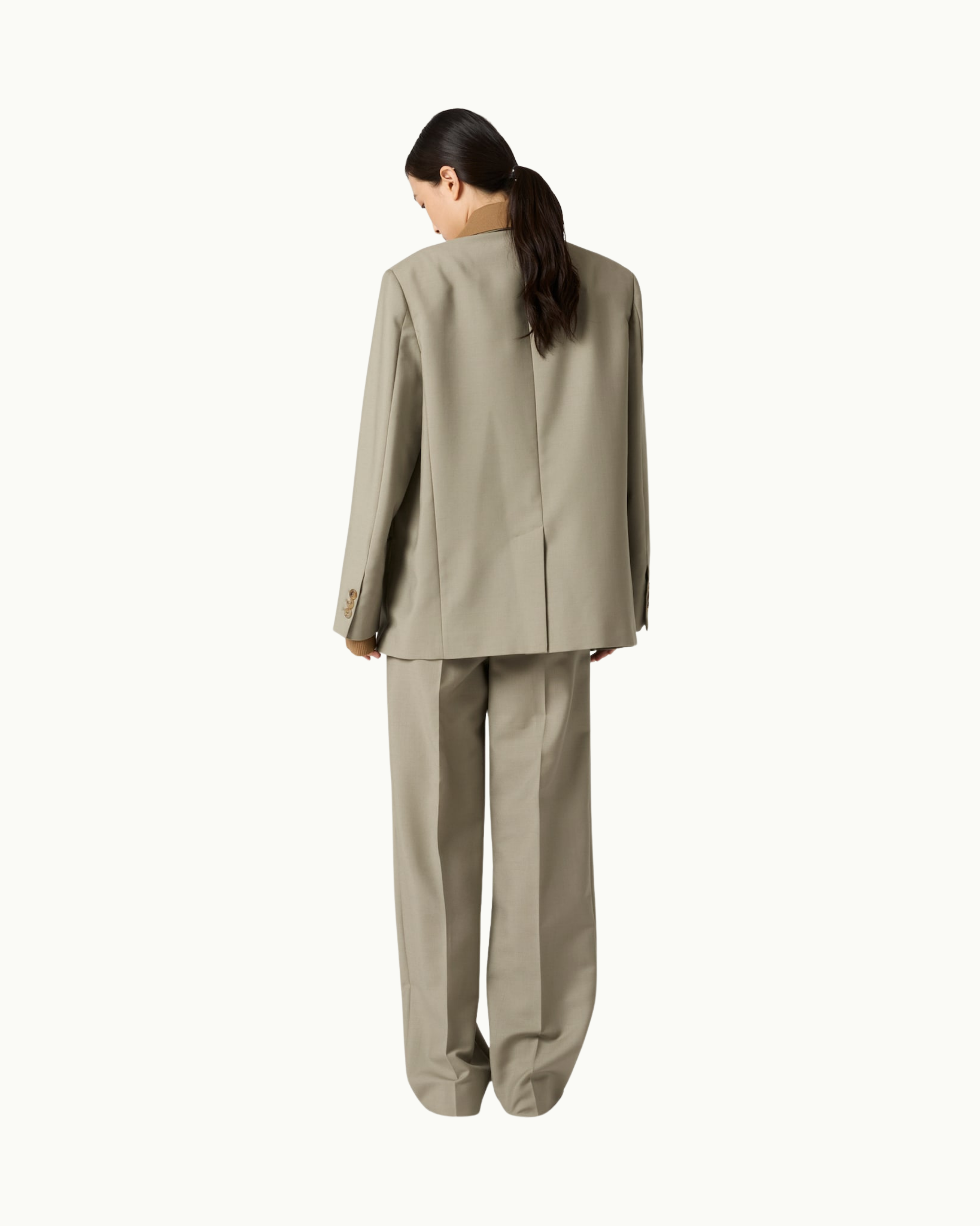 Single-Breasted Kid Mohair Jacket