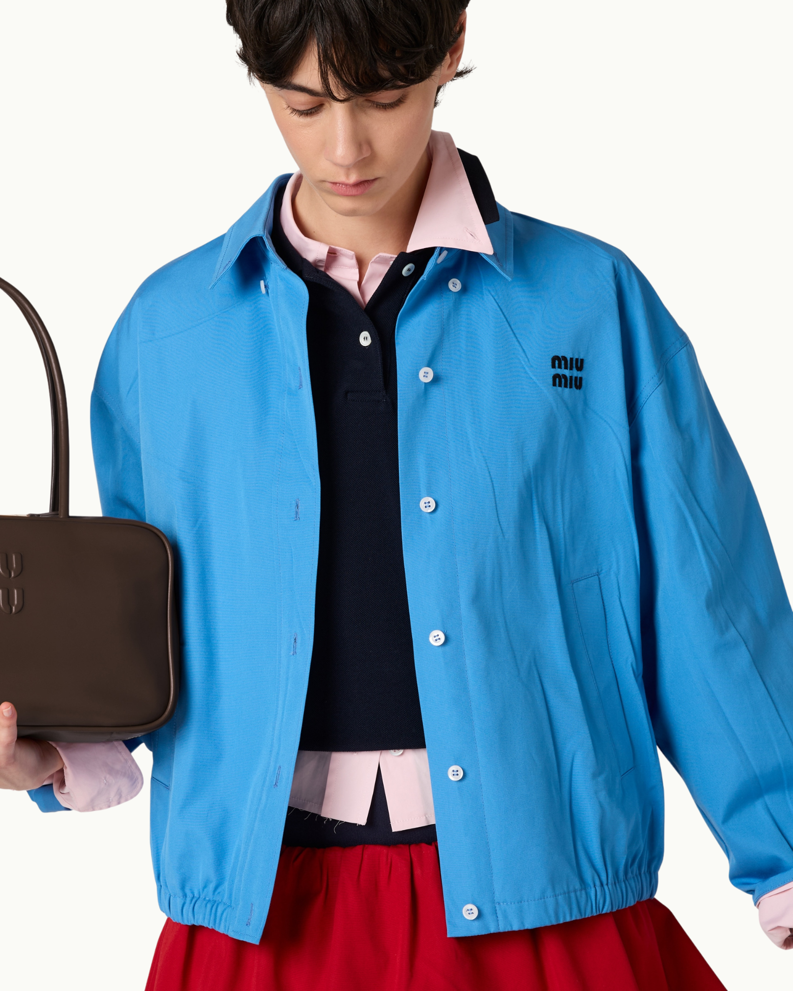 Poplin Blouson Jacket