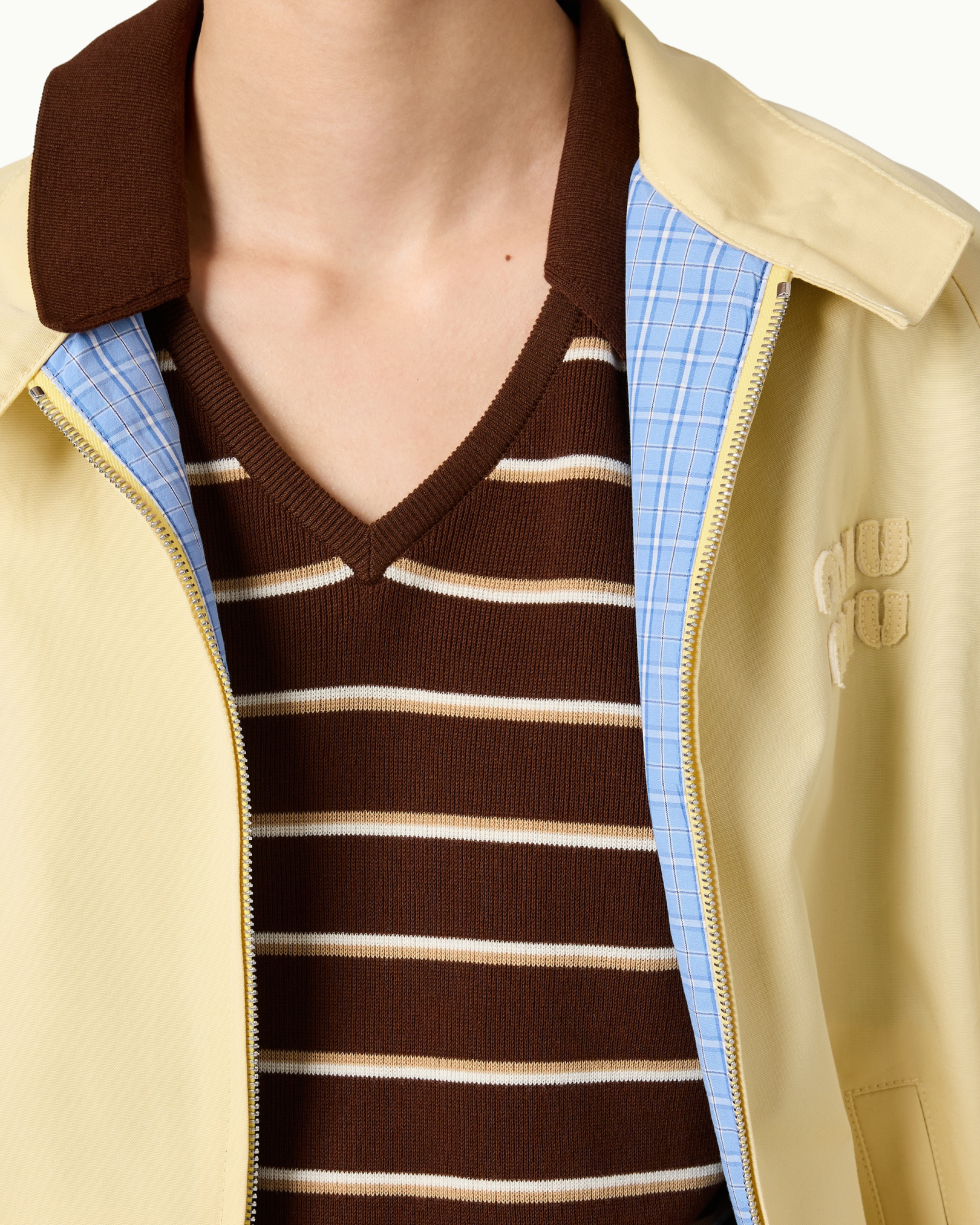 Poplin Blouson Jacket